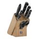 Professional S Natural Bamboo Knife Block Set - 7PCS