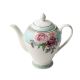 Wavy Rose Teapot